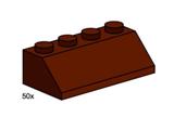 3755 LEGO 2x4 Roof Tiles Steep Sloped Brown thumbnail image