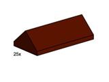 3756 LEGO 2x4 Ridge Roof Tiles Steep Sloped Brown