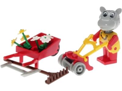 3787 LEGO Fabuland Hannah Hippopotamus the Public Gardener thumbnail image