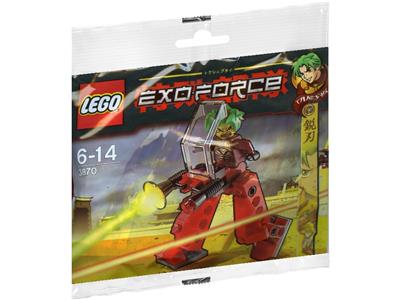 3870 LEGO Exo-Force Golden City Red Walker