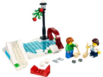 Lego Creator WINTER SKATING 40107 Holiday Ice Promo New in Sealed Box