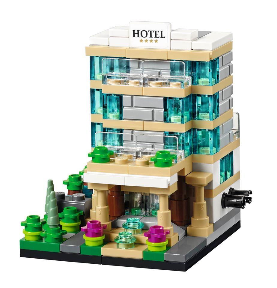 transportabel Dwelling Dangle LEGO 40141 Bricktober Hotel | BrickEconomy