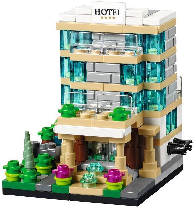 transportabel Dwelling Dangle LEGO 40141 Bricktober Hotel | BrickEconomy