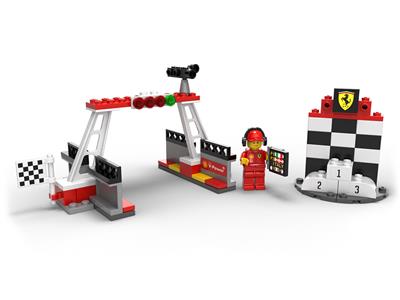 40194 LEGO Ferrari Shell V-Power Finish Line & Podium