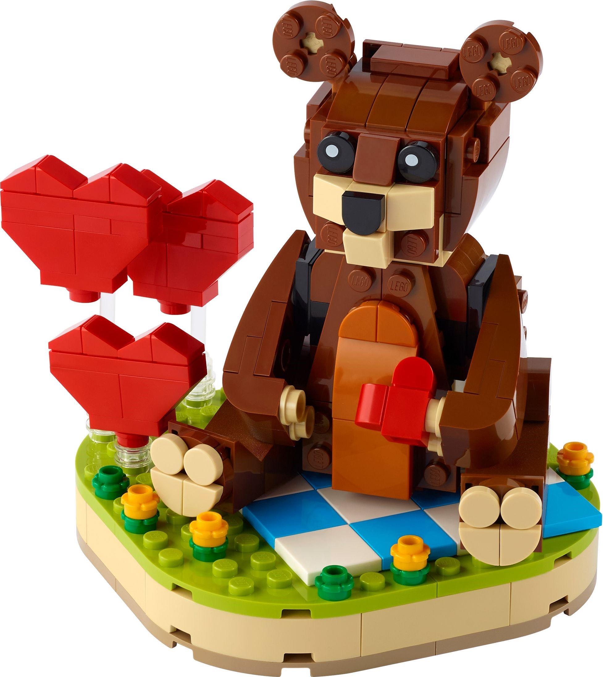 At vise Tage en risiko Autonom LEGO 40462 Valentine's Day Valentine's Brown Bear | BrickEconomy