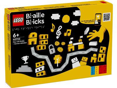 40722 LEGO Braille Bricks Play with Braille - German Alphabet