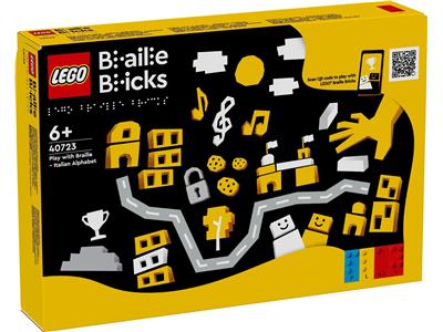 40723 LEGO Braille Bricks Play with Braille - Italian Alphabet