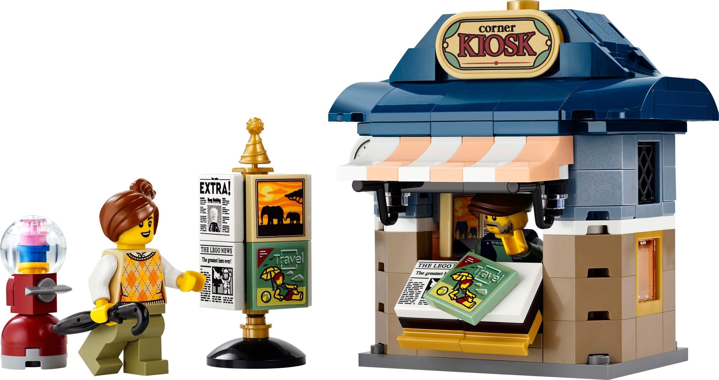 パンダサイト 3点 LEGO 40757 Corner Kiosk | BrickEconomy