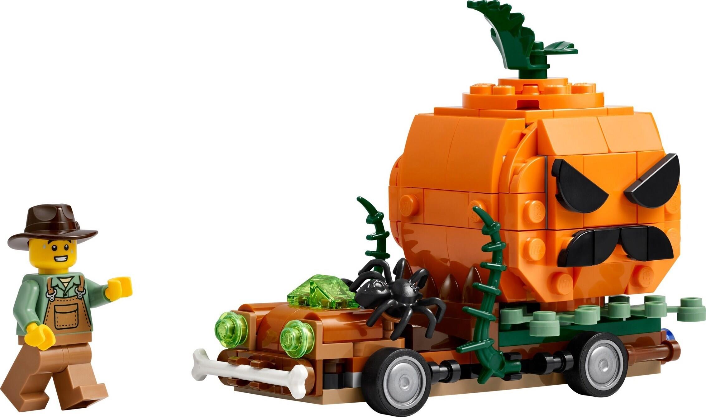 LEGO 40822 Halloween Jack-O'-Lantern Pickup Truck | BrickEconomy