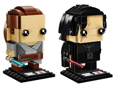 LEGO BrickHeadz Limited Edition Star Wars Rey and Kylo Ren Collectors Pack 41489