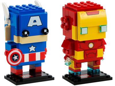 stabil Markeret Plante LEGO 41492 BrickHeadz Marvel Super Heroes San Diego Comic-Con Iron Man & Captain  America | BrickEconomy