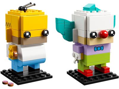 Factory-sealed box* LEGO 41632 BrickHeadz Homer Simpson & Krusty the Clown *NEW 