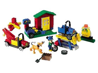 mickey mouse car garage