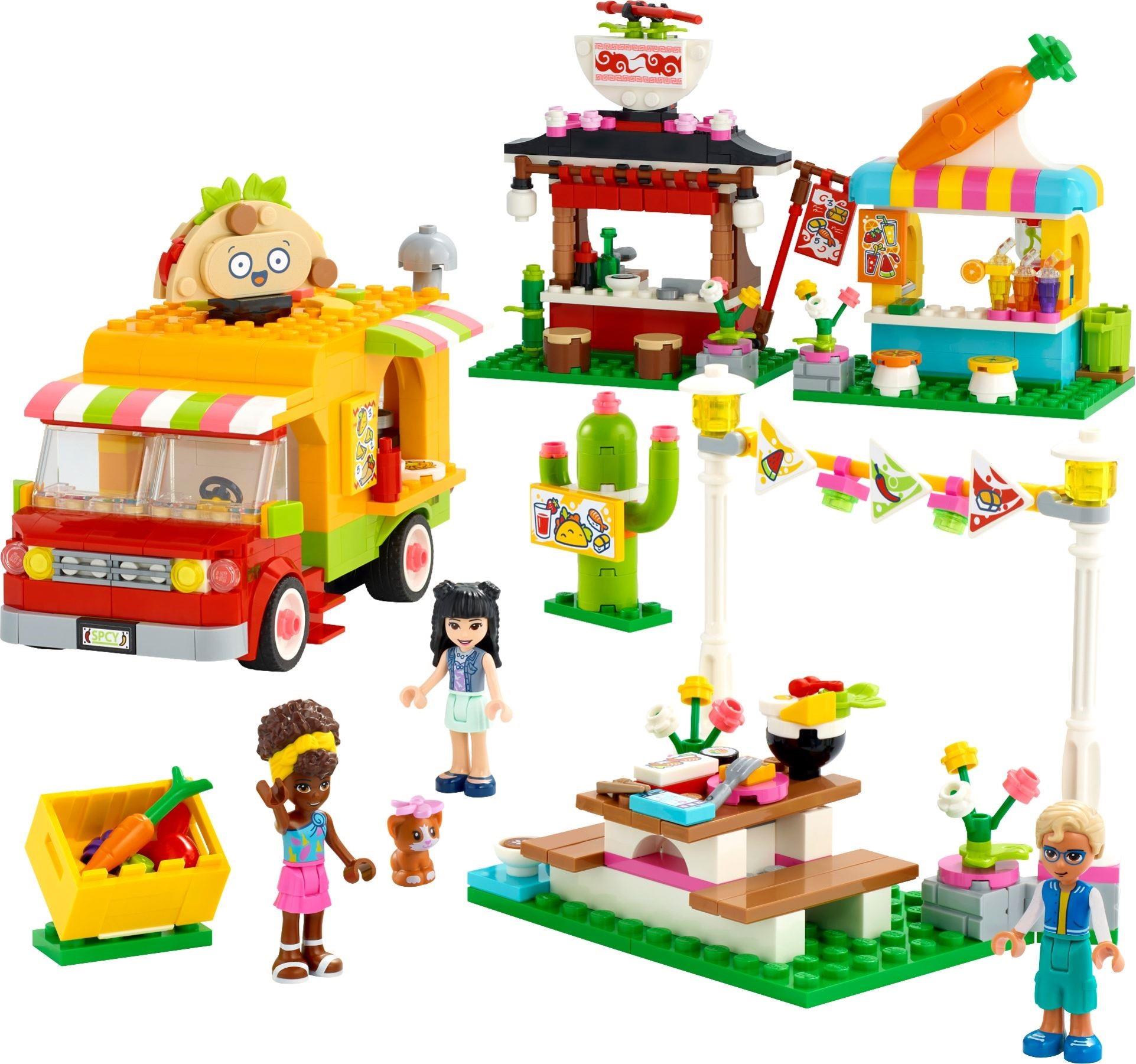 overgive Venture Kompatibel med LEGO 41701 Friends Street Food Market | BrickEconomy