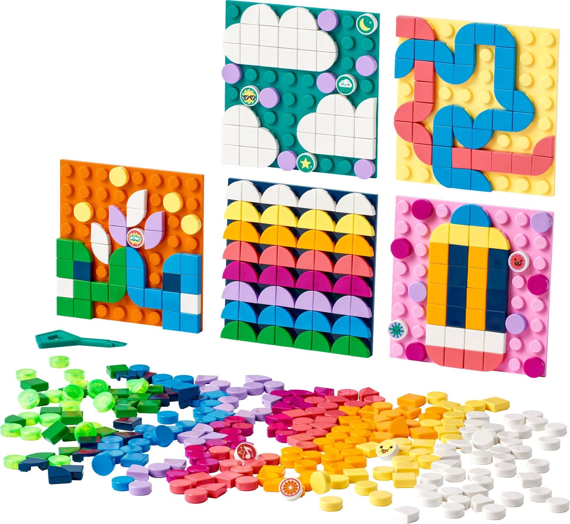 LEGO DOTS Designer Toolkit - Patterns 41961, 10 in 1 Toy Craft Set for Kids  with Patches, Photo Frame, Pencil Holder, Storage Tray, Creative Activity 