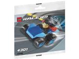 4301 LEGO Drome Racers Blue Car