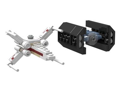 4484 LEGO Star Wars X-Wing Fighter & TIE Advanced