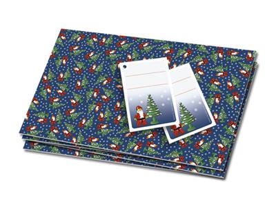 4499563 LEGO Gift Wrap Santa Mini-Figure and Tree thumbnail image
