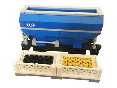 4536 LEGO Trains Blue Hopper Car