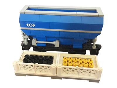 4536 LEGO Trains Blue Hopper Car thumbnail image