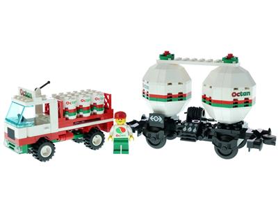 4537 LEGO Trains Octan Twin Tank Rail Tanker