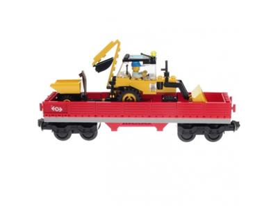 4543 LEGO Trains Railroad Tractor Flatbed