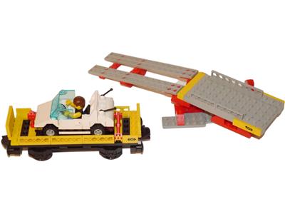 4544 LEGO Trains Car Transport Wagon with Car
