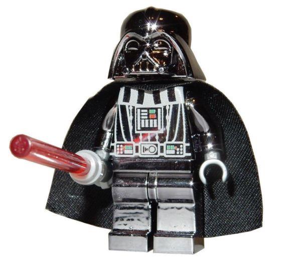 chrome lego darth vader