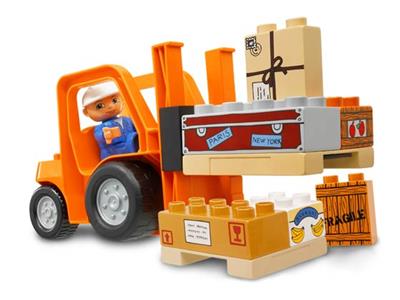 4685 Duplo LEGO Ville Fork Lift thumbnail image