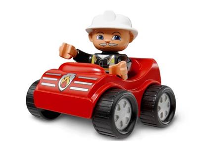 4692 Duplo LEGO Ville Fire Car thumbnail image