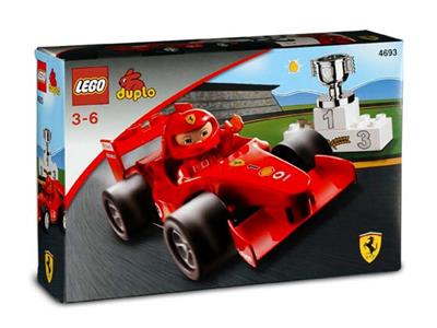 louter Winst Wild LEGO 4693 Duplo Ferrari F1 Race Car | BrickEconomy