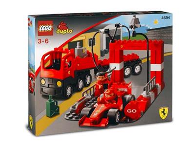 4694 LEGO Duplo Ferrari F1 Racing Team