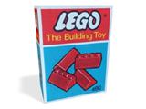 480-4 LEGO Slopes and Slopes Double 2x4 Red