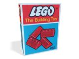 480-6 LEGO Slopes and Slopes Double 2x4 Red