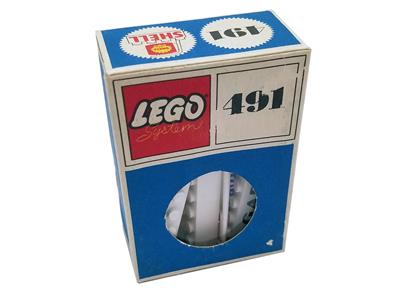 491-2 LEGO Shell Station Brick and Sign 6 Named Beams