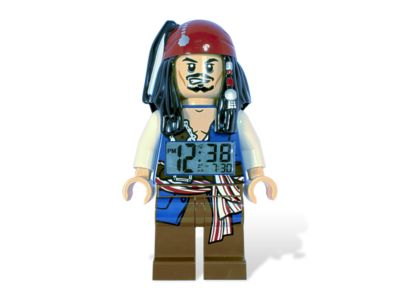 5000144 LEGO Pirates of the Caribbean Jack Sparrow Minifigure Clock thumbnail image