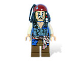 5000144 LEGO Pirates of the Caribbean Jack Sparrow Minifigure Clock