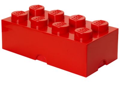 5000463 LEGO 8 Stud Red Storage Brick