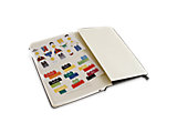 5001126 LEGO Moleskine Notebook Black Brick Large