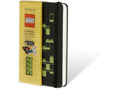 5001128 LEGO Moleskine Notebook Green Brick Small thumbnail image