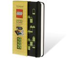 5001128 LEGO Moleskine Notebook Green Brick Small