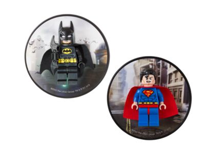 LEGO 5002826 Batman and Superman magnets BrickEconomy
