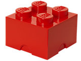 5003575 LEGO 4 Stud Red Storage Brick thumbnail image