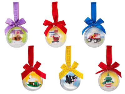 5004259 LEGO Christmas Holiday Ornament Collection