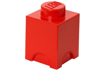 5004267 LEGO 1 Stud Red Storage Brick