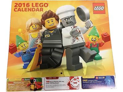 5004437 LEGO 2016 Wall Calendar thumbnail image