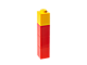 Square Drinking Bottle Red with Yellow Lid thumbnail