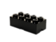 8 Stud Black Storage Brick thumbnail