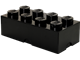 8 Stud Black Storage Brick thumbnail