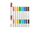 Colored Marker 9 Pack with Building Bricks thumbnail